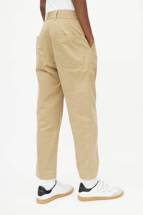 Acne Studios Beige Straight Leg Trouser