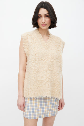 Acne Studios Beige Wool Vest