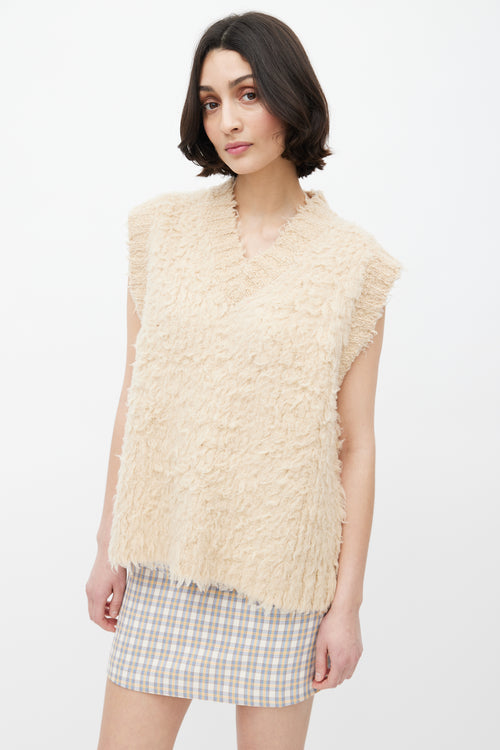 Acne Studios Beige Wool Vest