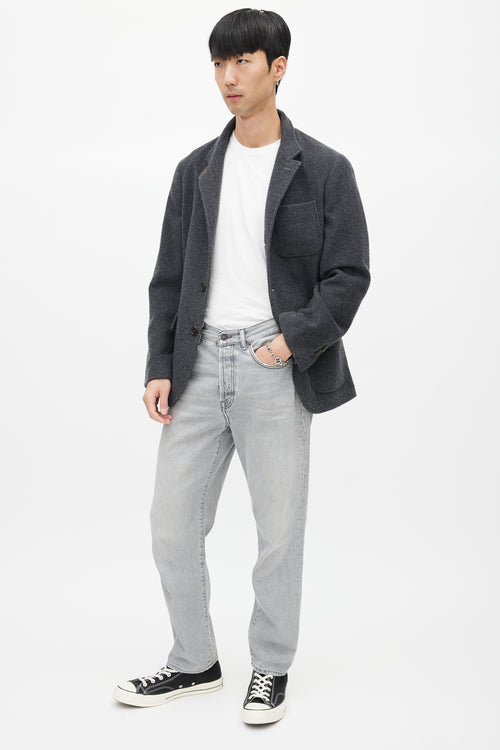 Acne Studios Blå Konst Grey Denim Jeans