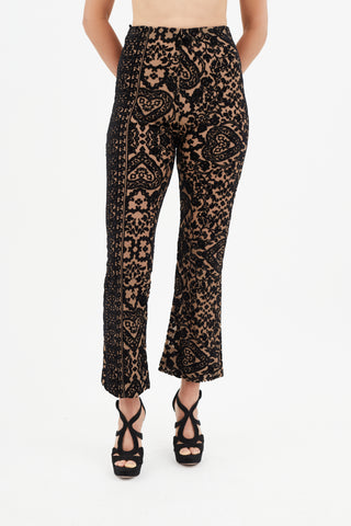 Acne Studios Black 
Brown Sheer Baroque Trouser