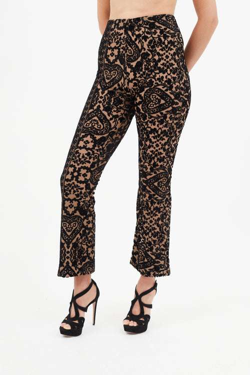 Acne Studios Black 
Brown Sheer Baroque Trouser