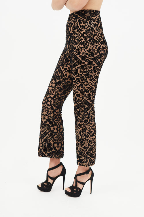 Acne Studios Black 
Brown Sheer Baroque Trouser