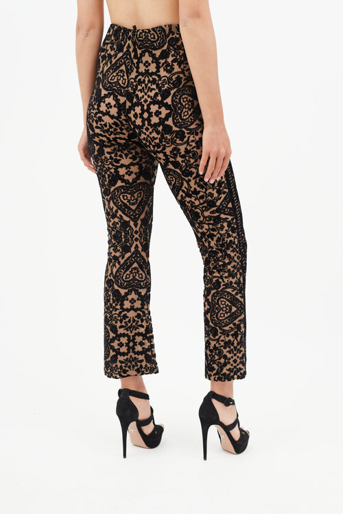 Acne Studios Black 
Brown Sheer Baroque Trouser