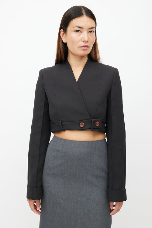 Acne Studios Black Cropped Bolero