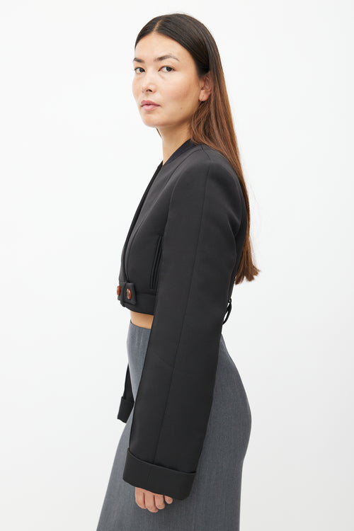 Acne Studios Black Cropped Bolero