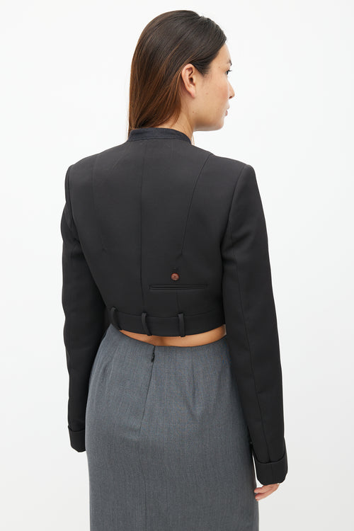 Acne Studios Black Cropped Bolero