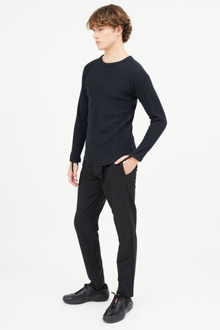 Acne Studios Black Wool Ryder Trouser