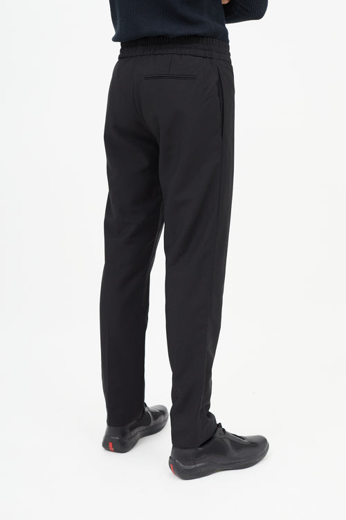 Acne Studios Black Wool Ryder Trouser