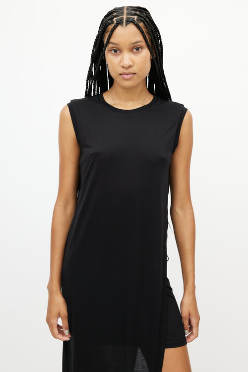 Acne Studios Black Layered Sleeveless Dress