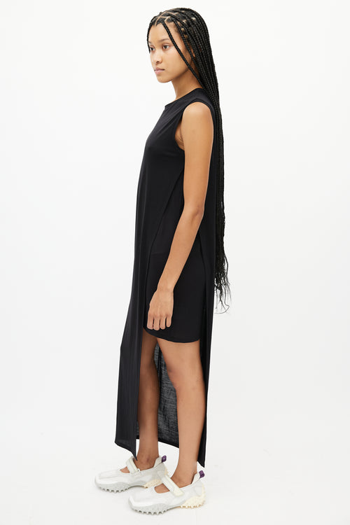 Acne Studios Black Layered Sleeveless Dress