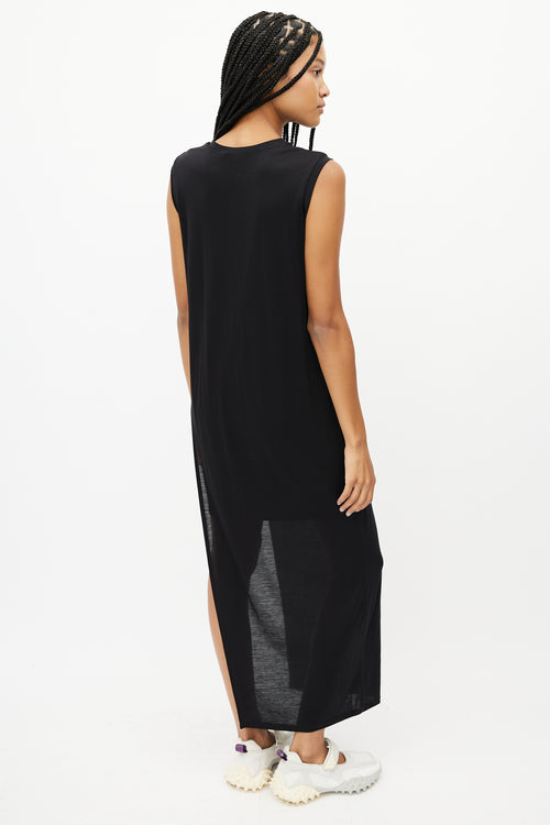 Acne Studios Black Layered Sleeveless Dress