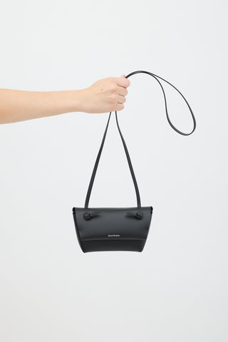 Acne Studios Black Leather Mini Pouch Bag