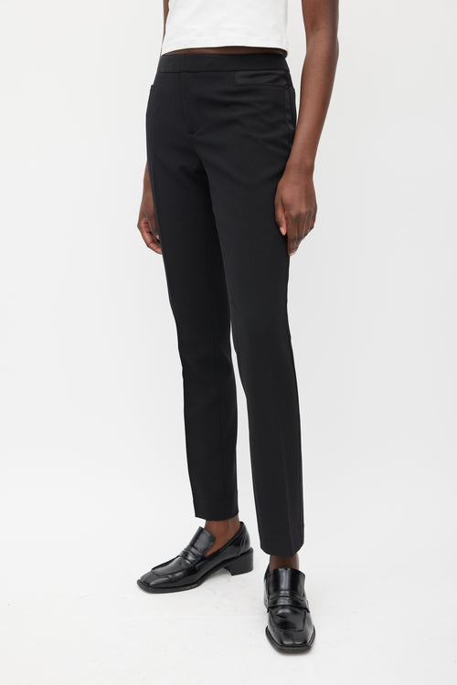 Acne Studios Black Mello Straight Leg Trouser