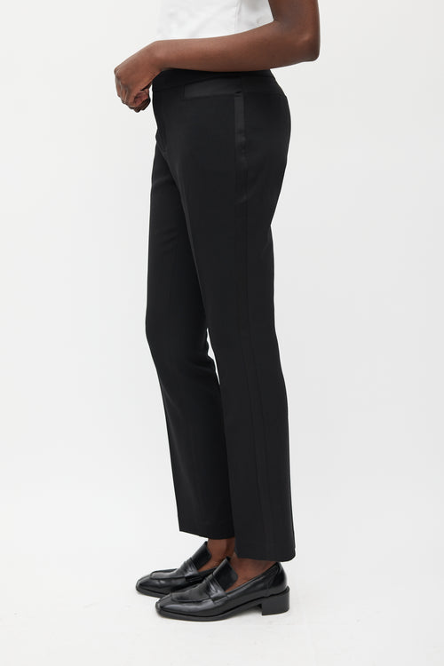 Acne Studios Black Mello Straight Leg Trouser