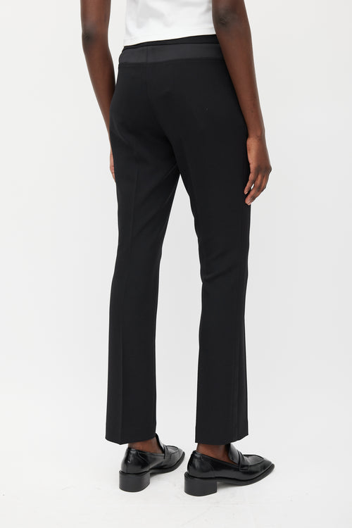 Acne Studios Black Mello Straight Leg Trouser