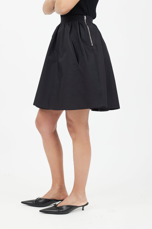 Acne Studios Black Pleated Skirt