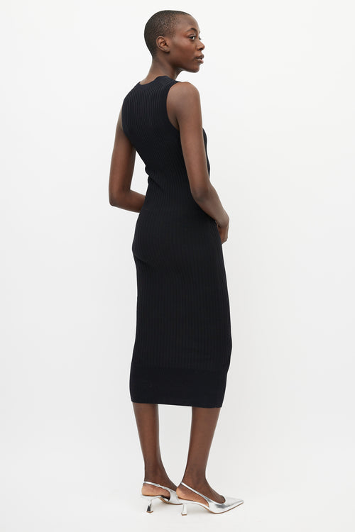 Acne Studios Black Ribbed Dress