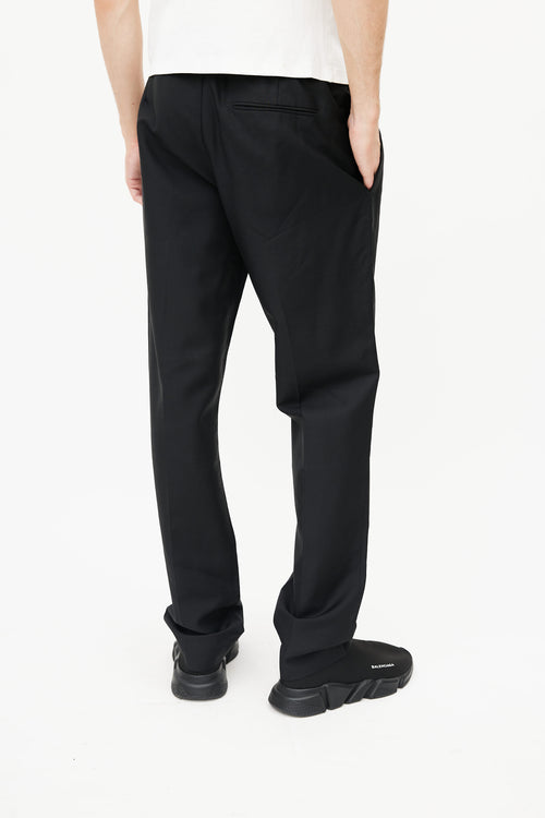 Acne Studios Black Ryder L Wool Pant