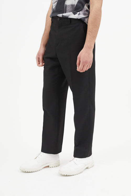 Acne Studios Black Tapered Trouser