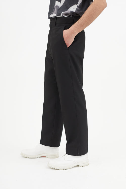 Acne Studios Black Tapered Trouser