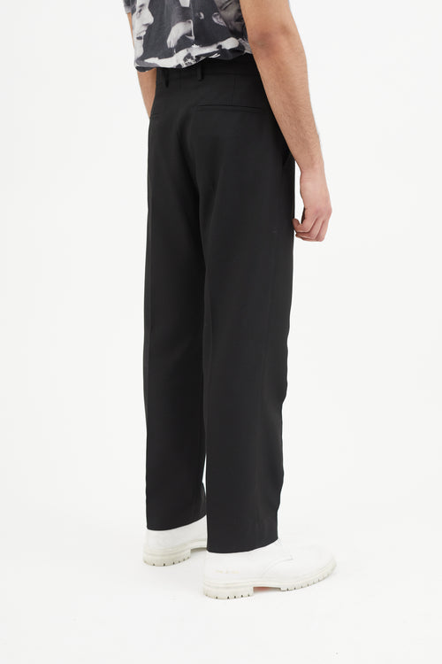 Acne Studios Black Tapered Trouser