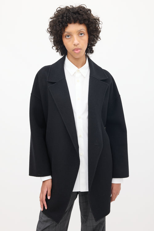 Acne Studios Black Wool Belted Jacket