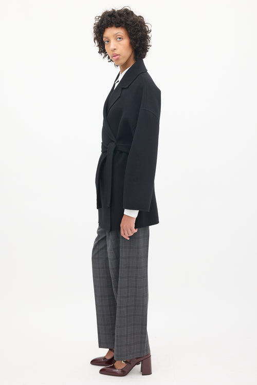 Acne Studios Black Wool Belted Jacket