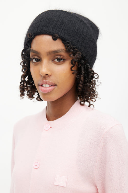 Acne Studios Black Wool Daphne Beanie