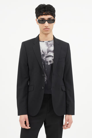 Acne Studios Black Wool Two Button Blazer