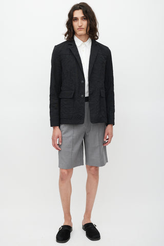 Acne Studios Black Wrinkled Blazer