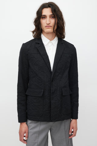 Acne Studios Black Wrinkled Blazer