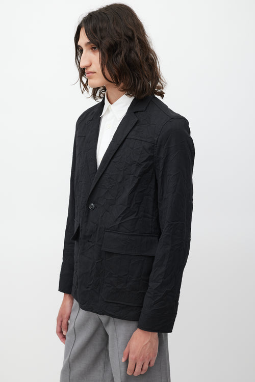 Acne Studios Black Wrinkled Blazer