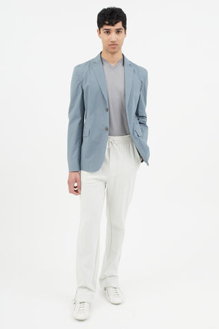 Acne Studios Blue Poplin Blazer