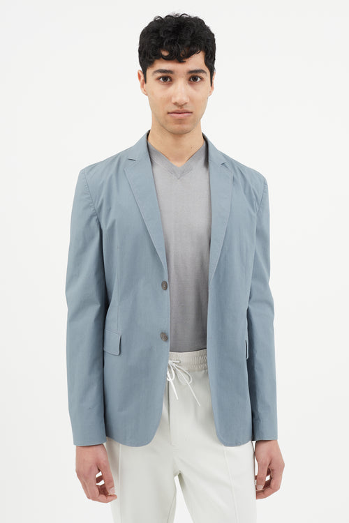 Acne Studios Blue Poplin Blazer