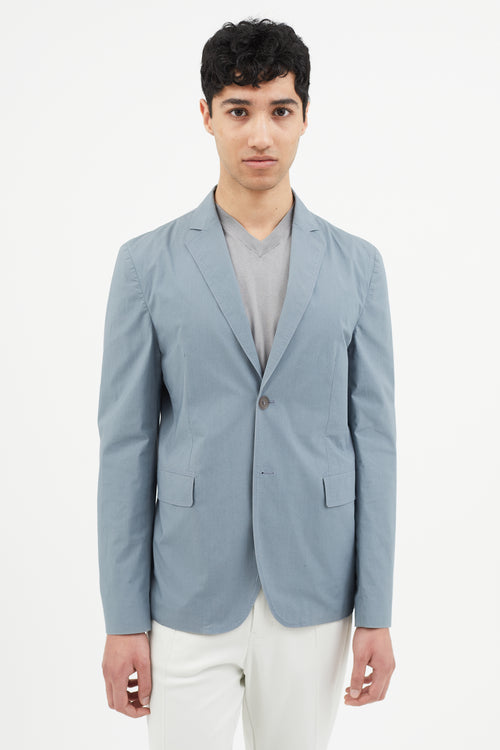 Acne Studios Blue Poplin Blazer