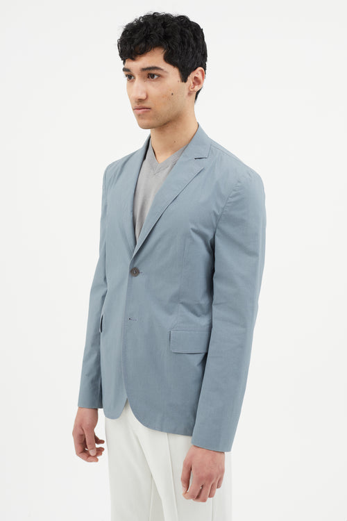 Acne Studios Blue Poplin Blazer