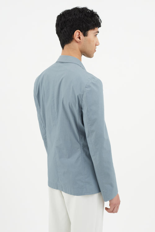 Acne Studios Blue Poplin Blazer