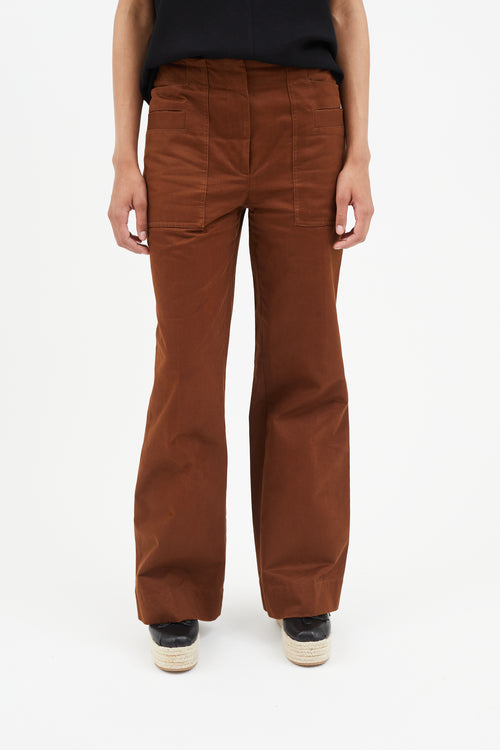 Acne Studios Brown Wide Leg Trouser