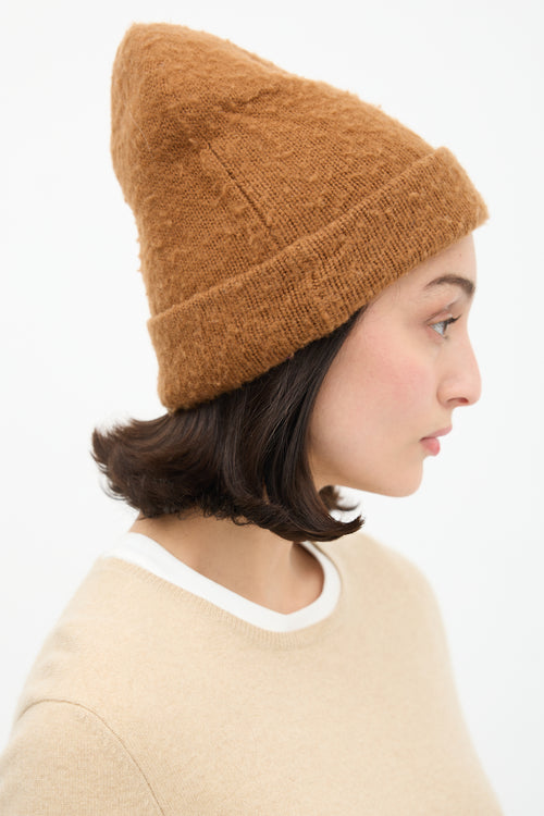 Acne Studios Brown Wool Peele Beanie