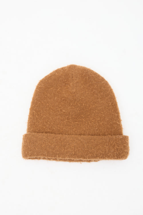 Acne Studios Brown Wool Peele Beanie