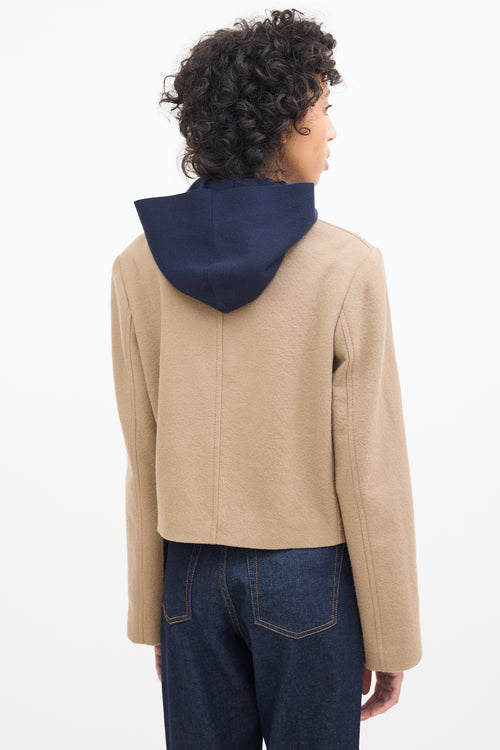 Acne Studios Brown Wool Zip Jacket