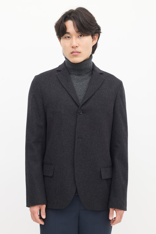 Acne Studios Dark Grey Wool Blazer