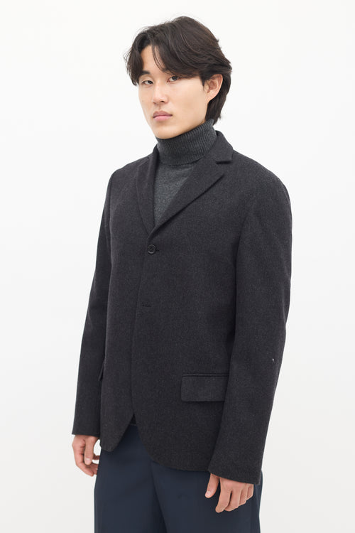 Acne Studios Dark Grey Wool Blazer