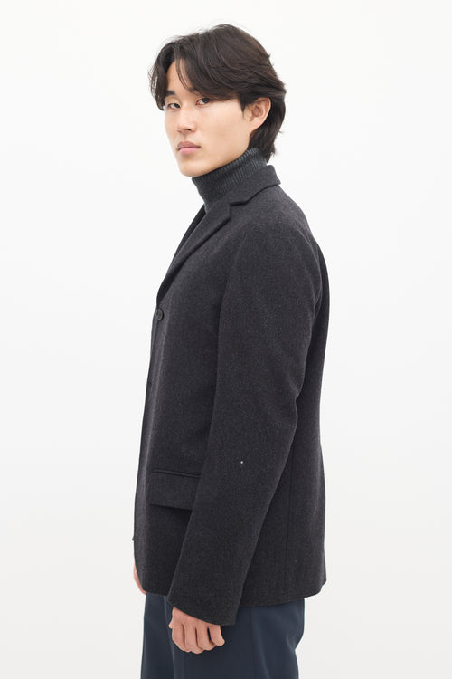 Acne Studios Dark Grey Wool Blazer