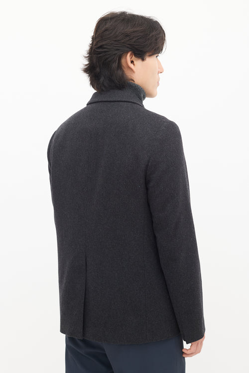 Acne Studios Dark Grey Wool Blazer