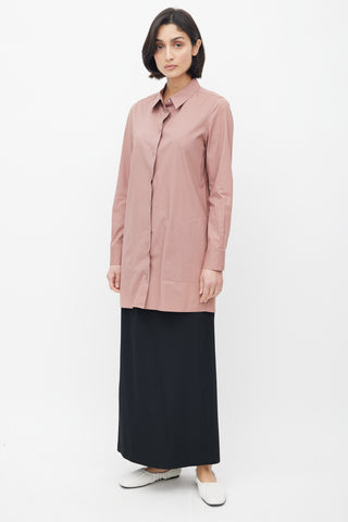 Acne Studios Dusty Pink Long Shirt