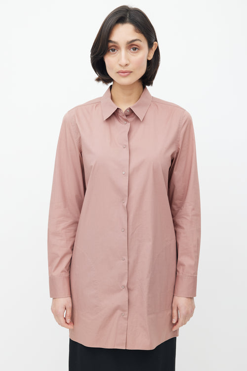 Acne Studios Dusty Pink Long Shirt