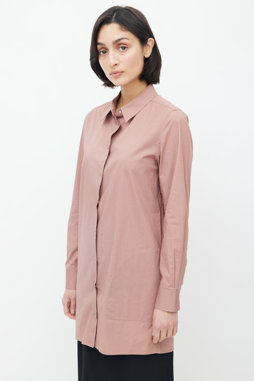 Acne Studios Dusty Pink Long Shirt