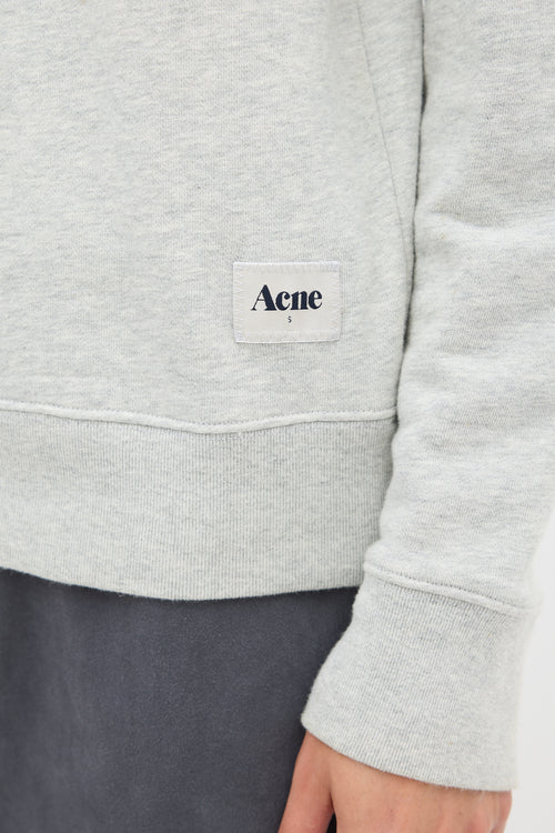 Acne Studios FW11 Heather Grey 
Multicolour College Mont Crewneck